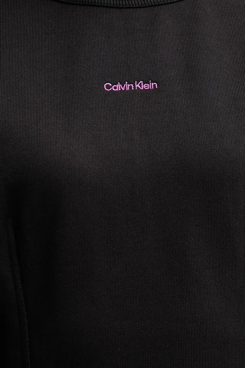 vestito in cotone colore nero LV047D227G miniatura 5