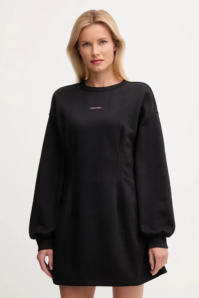 vestito in cotone colore nero LV047D227G