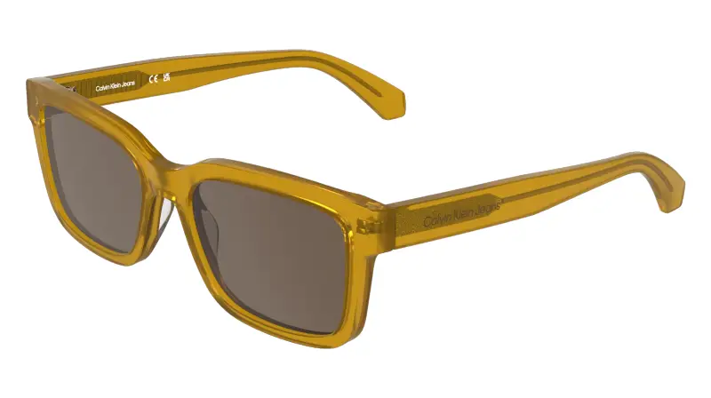 Junior Calvin Klein CKJ26300S 275 Occhiali da sole Acetato Marrone Squadrata Normale