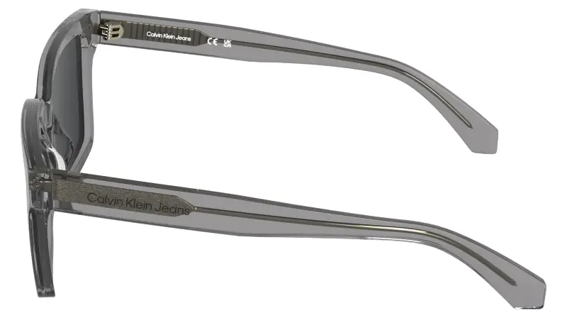 Junior Calvin Klein CKJ26301S 057 Occhiali da sole Acetato Grigio Squadrata Normale miniatura 3