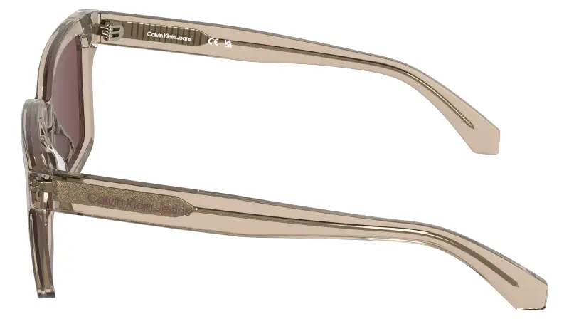 Junior Calvin Klein CKJ26301S 208 Occhiali da sole Acetato Rosso Squadrata Normale miniatura 3