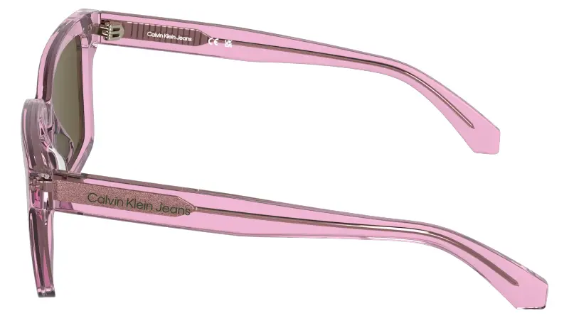 Junior Calvin Klein CKJ26301S 661 Occhiali da sole Acetato Marrone Squadrata Normale miniatura 3