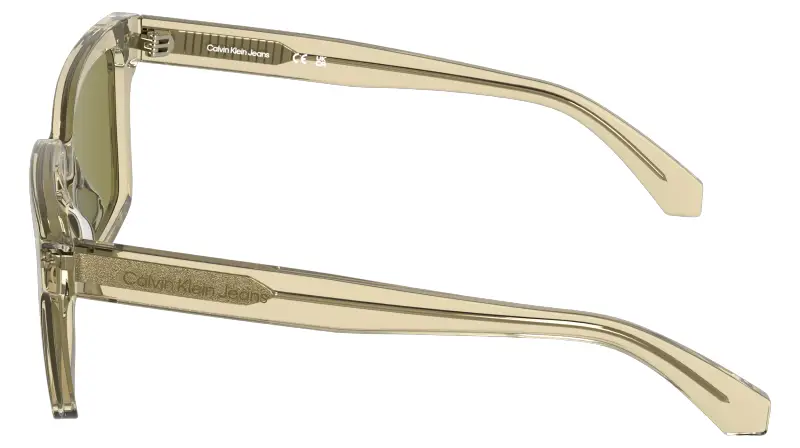 Junior Calvin Klein CKJ26301S 746 Occhiali da sole Acetato Marrone Squadrata Normale miniatura 3