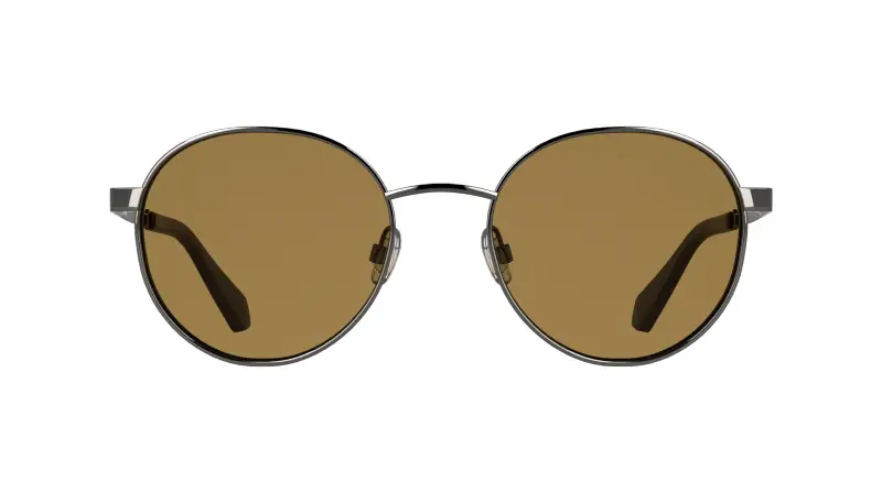 Junior Calvin Klein CKJ26302S 020 Occhiali da sole Metallo Rutenio Ocra Rotonda Normale miniatura 2