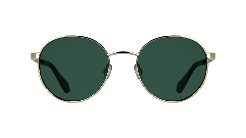 Junior Calvin Klein CKJ26302S 720 Occhiali da sole Metallo Oro Rotonda Normale miniatura 2