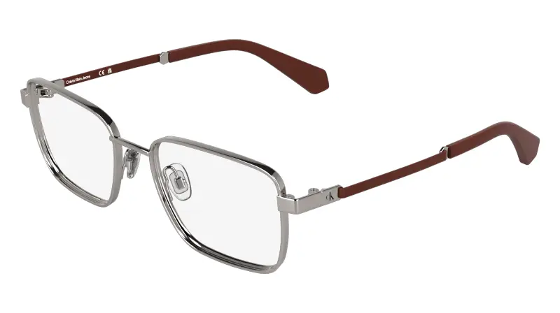 Junior Calvin Klein CKJ26305 016 Montature da vista Metallo Rutenio Squadrata Normale