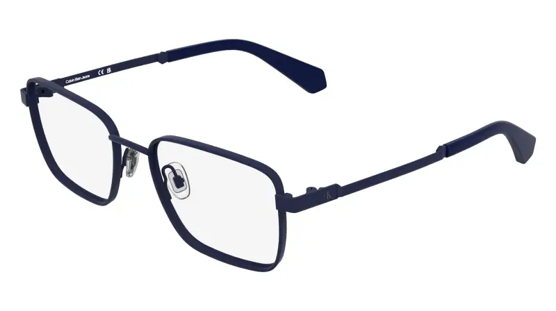 Junior Calvin Klein CKJ26305 400 Montature da vista Metallo Blu Squadrata Normale
