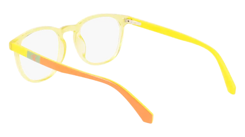 Calvin Klein Junior CKJ22301 701 Montature da vista Bio-iniettato Giallo Geometrica Normale Fotocromatiche miniatura 3