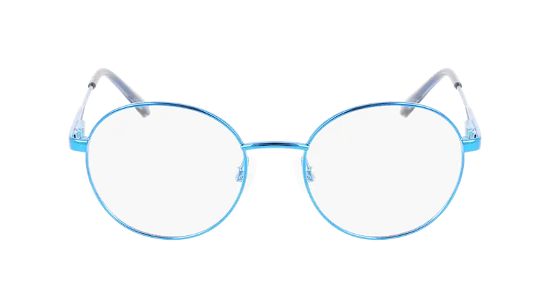 Calvin Klein Junior CKJ22305 400 Montature da vista Metallo Blu Rotonda Normale Fotocromatiche miniatura 2