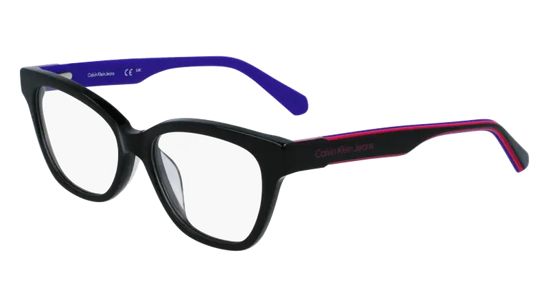 Calvin Klein Junior CKJ23304 001 Montature da vista Acetato Nero  Cat Eye Normale Normale