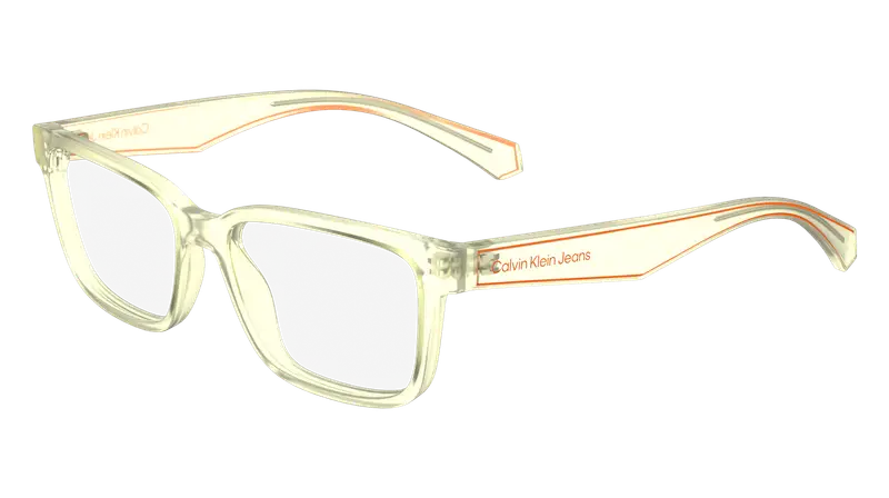 Calvin Klein Junior CKJ24305 745 Montature da vista Bio-iniettato Giallo Squadrata Normale