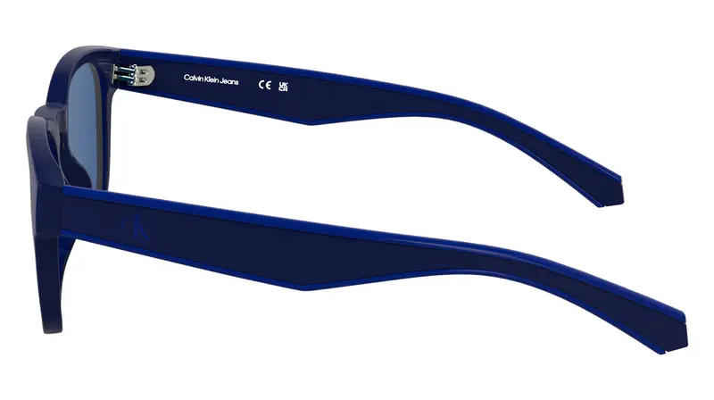 Calvin Klein Junior CKJ25300S 400 Occhiali da sole Bio-iniettato Blu Blu Squadrata Normale miniatura 2