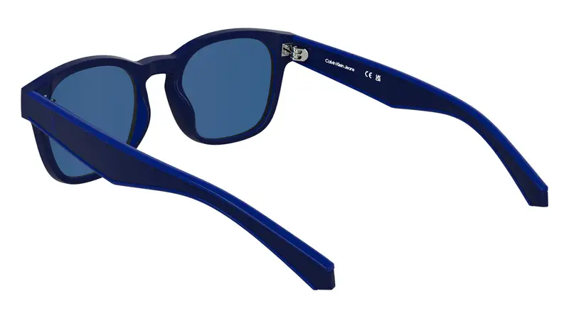 Calvin Klein Junior CKJ25300S 400 Occhiali da sole Bio-iniettato Blu Blu Squadrata Normale miniatura 3