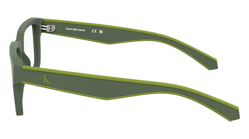 Calvin Klein Junior CKJ25302 309 Montature da vista Bio-iniettato Verde Squadrata Normale miniatura 2