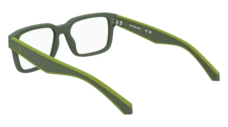 Calvin Klein Junior CKJ25302 309 Montature da vista Bio-iniettato Verde Squadrata Normale miniatura 3