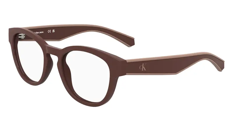 Calvin Klein Junior CKJ25303 605 Montature da vista Bio-iniettato Bordeaux  Rotonda Normale