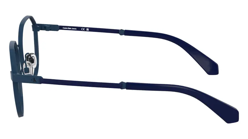 Calvin Klein Junior CKJ25304 400 Montature da vista Metallo Blu Squadrata Normale miniatura 2