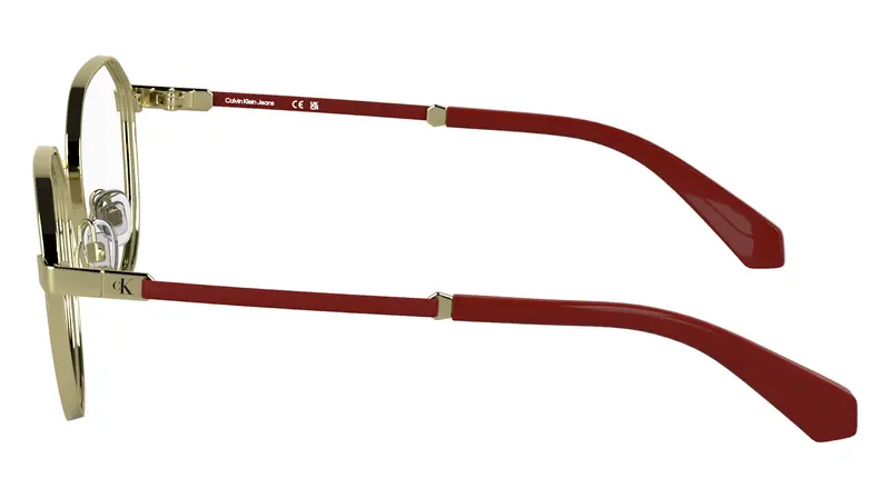 Calvin Klein Junior CKJ25304 717 Montature da vista Metallo Oro Squadrata Normale miniatura 2