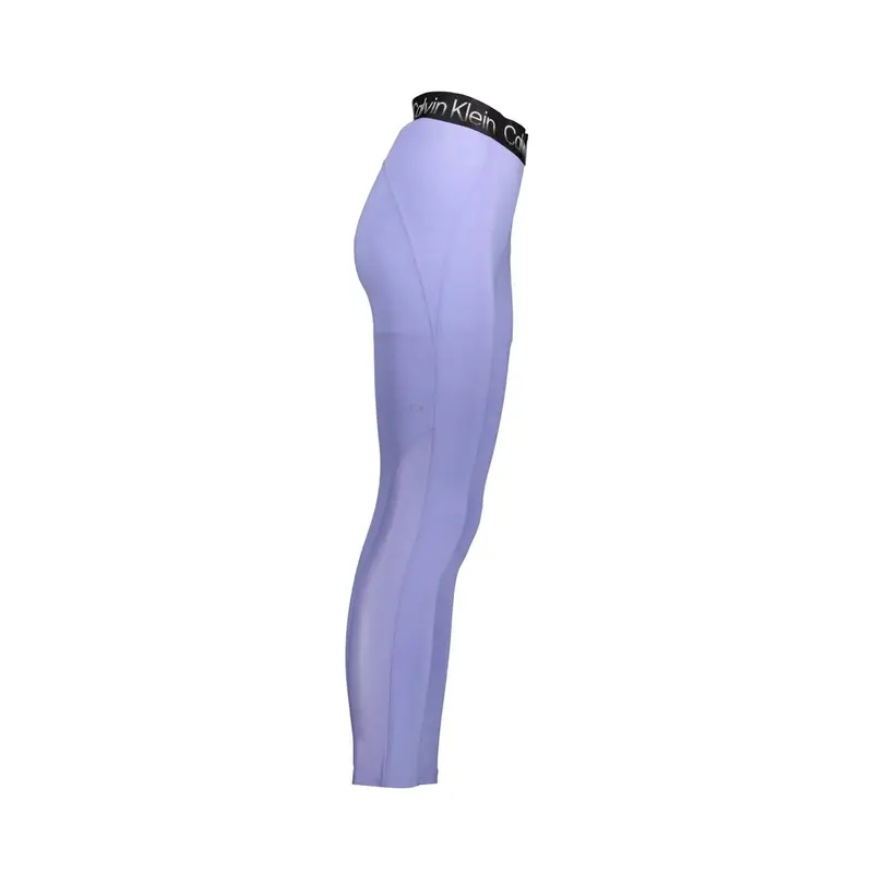 Leggins Donna Viola Stampa Logo miniatura 3