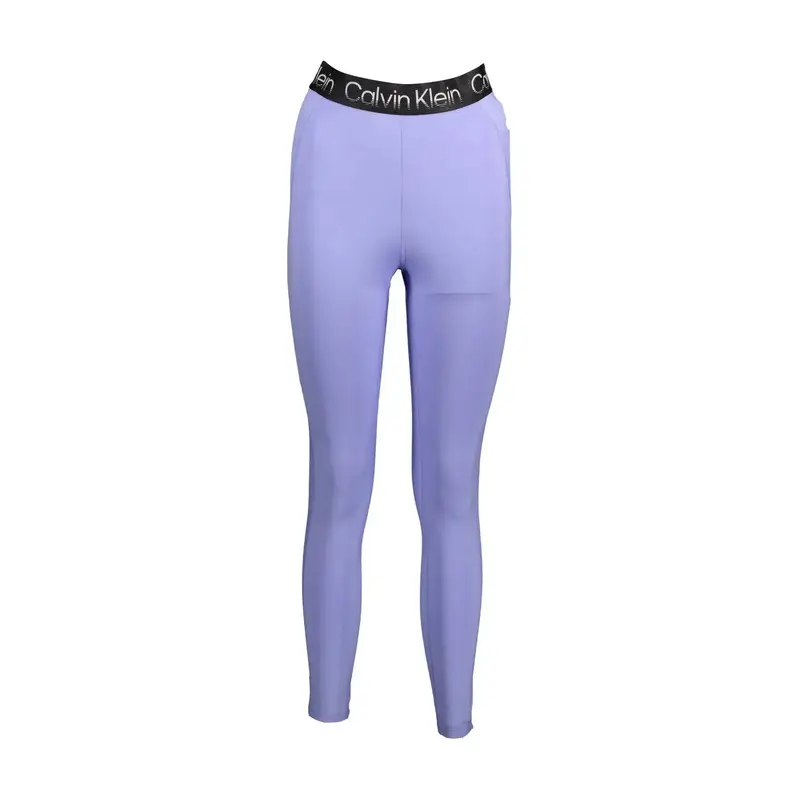 Leggins Donna Viola Stampa Logo