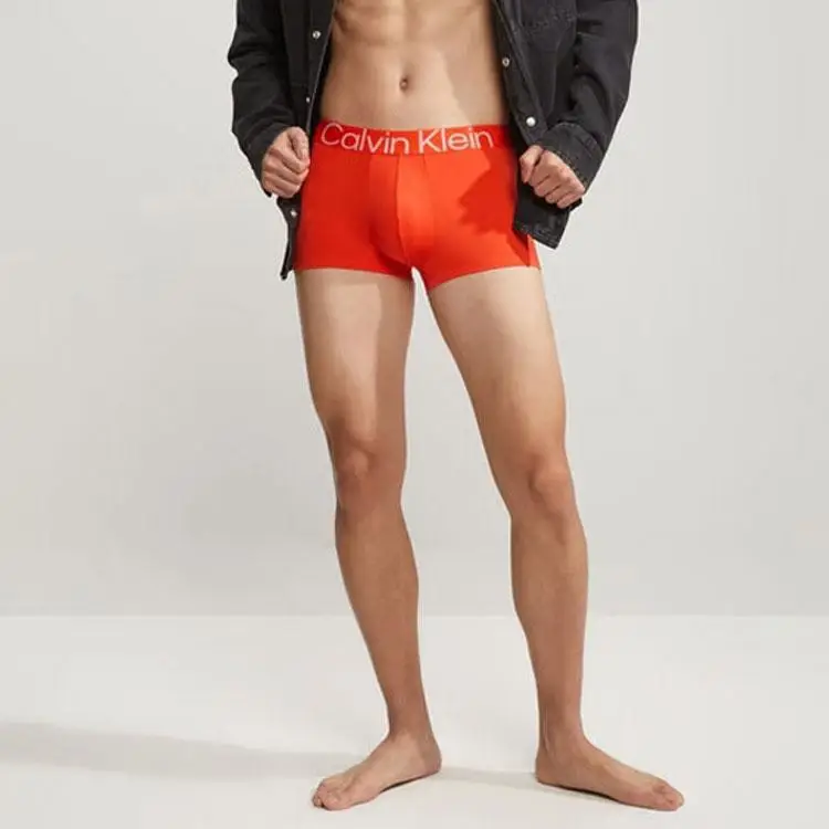 Calvin Klein Boxer Uomo Arancione 3944444 miniatura 4