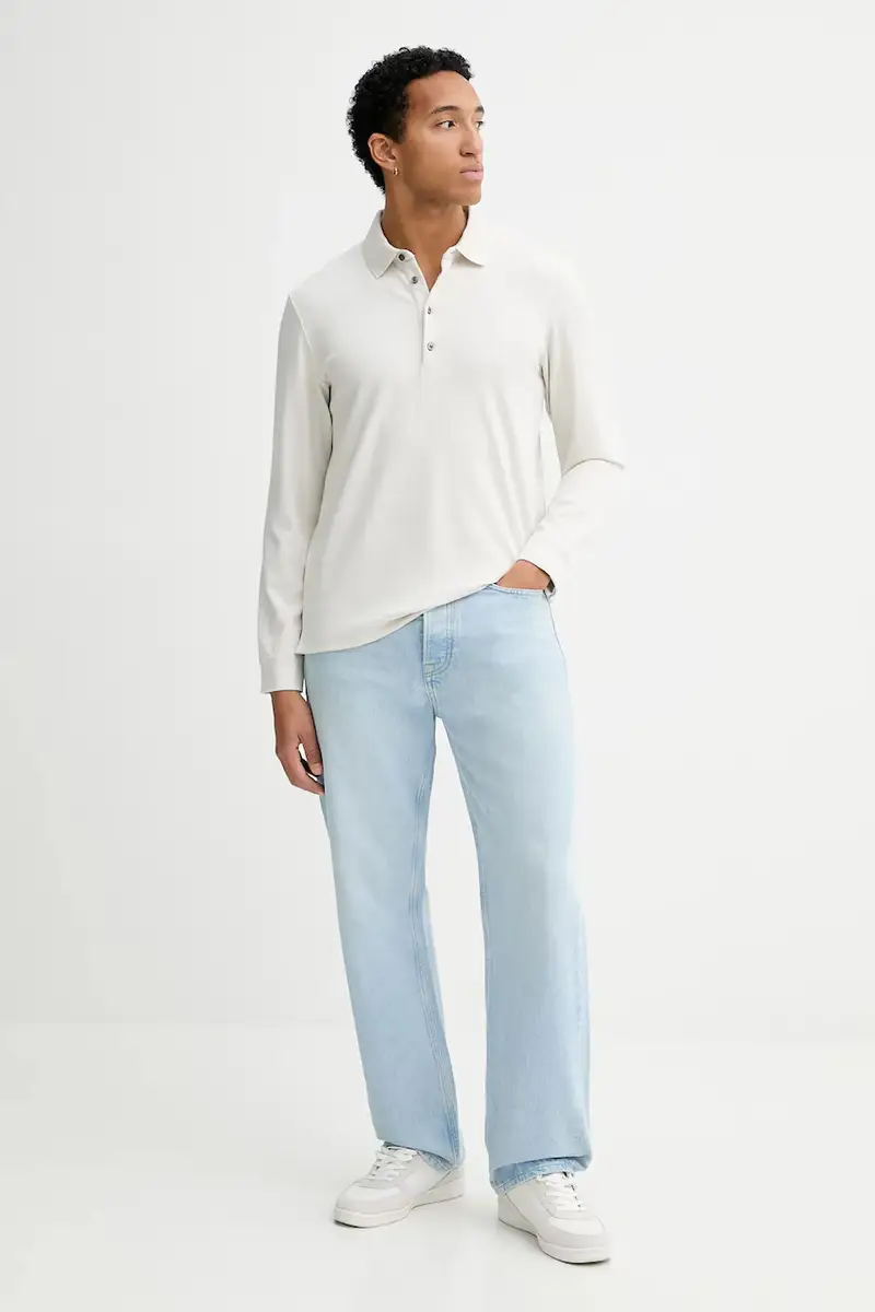 longsleeve con aggiunta di cotone colore beige LV04LD214G miniatura 2