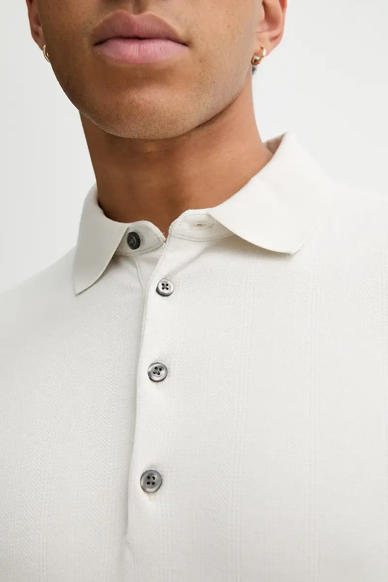 longsleeve con aggiunta di cotone colore beige LV04LD214G miniatura 4