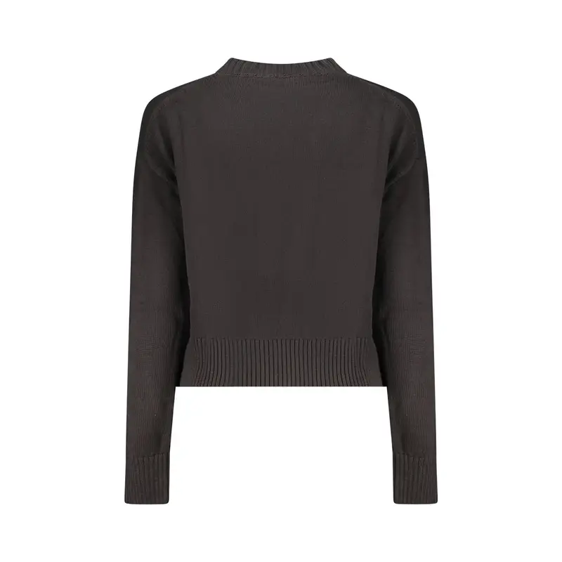 Maglia Donna Nera Logo Nero miniatura 2