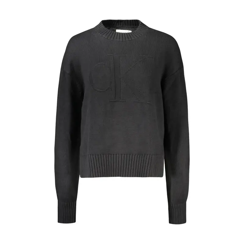 Calvin Klein Maglia Donna Nera con Ricamo