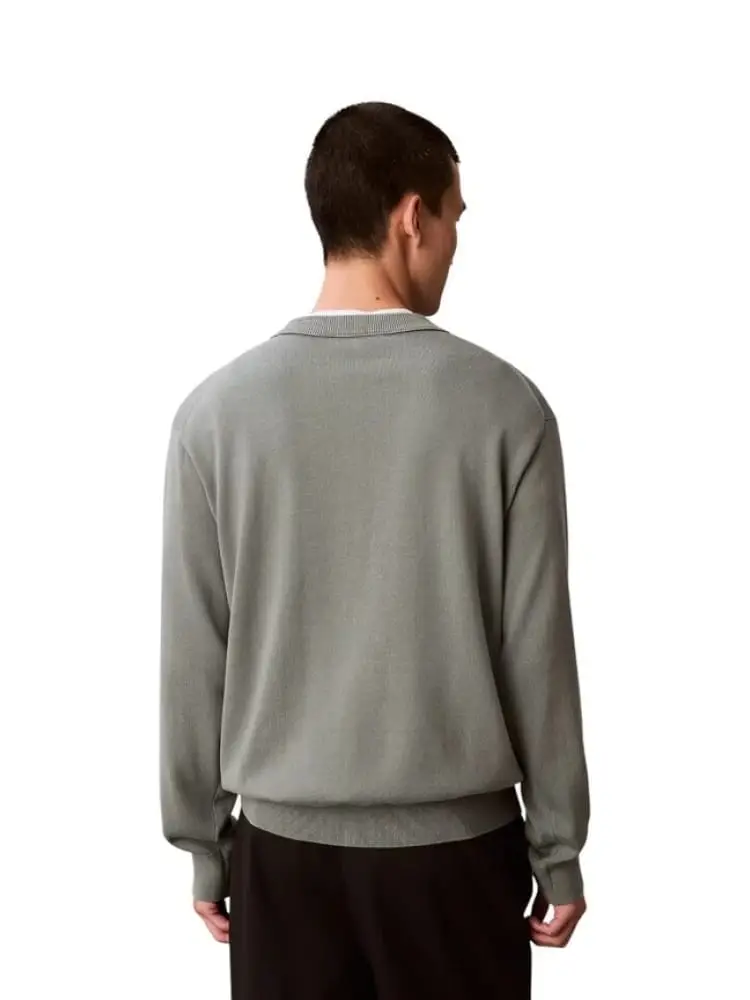 maglia grigia uomo mini logo miniatura 2