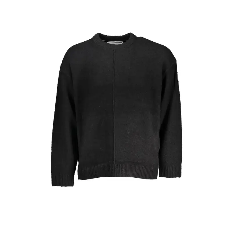 Maglia Uomo Nera Logo Nero