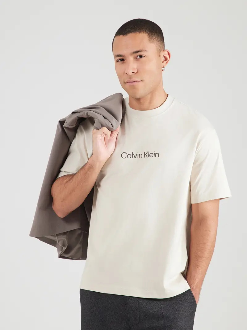 Maglietta antracite / offwhite miniatura 2