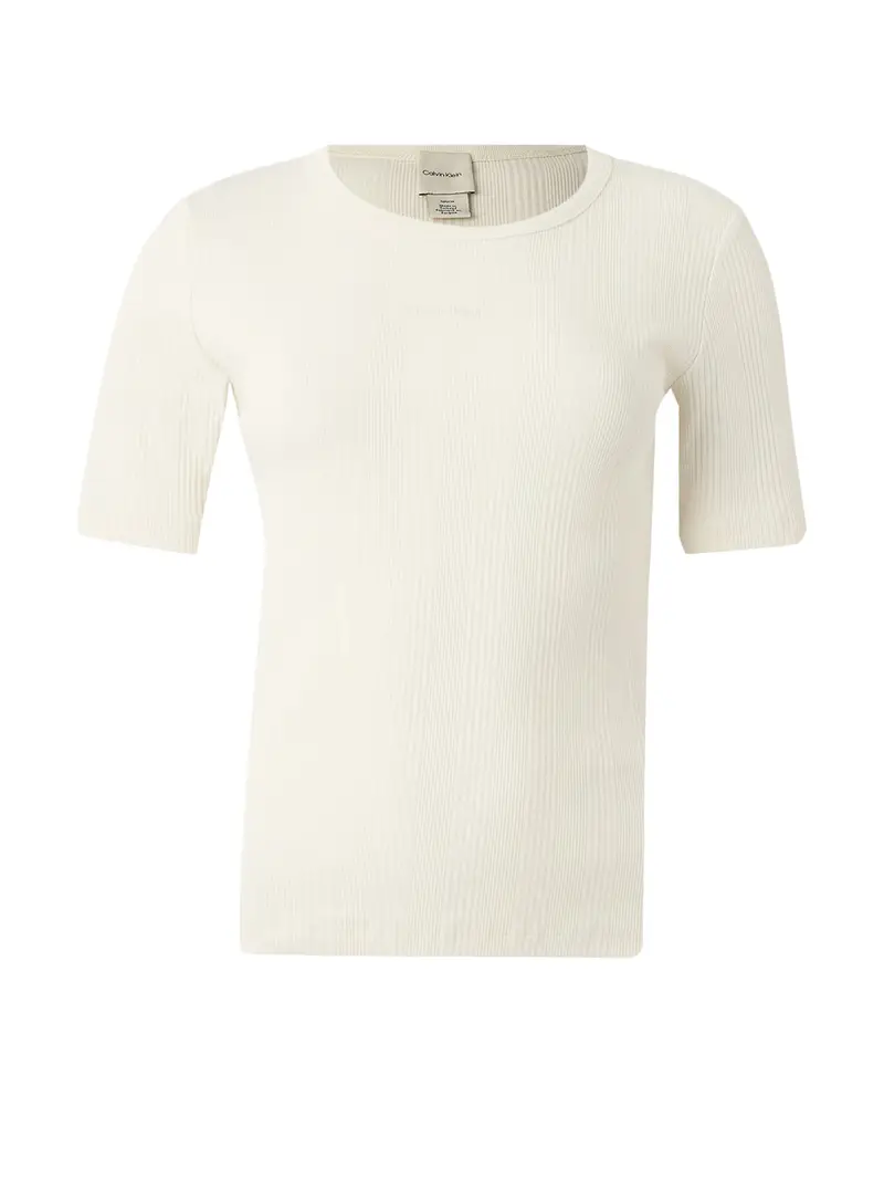 Maglietta bianco lana