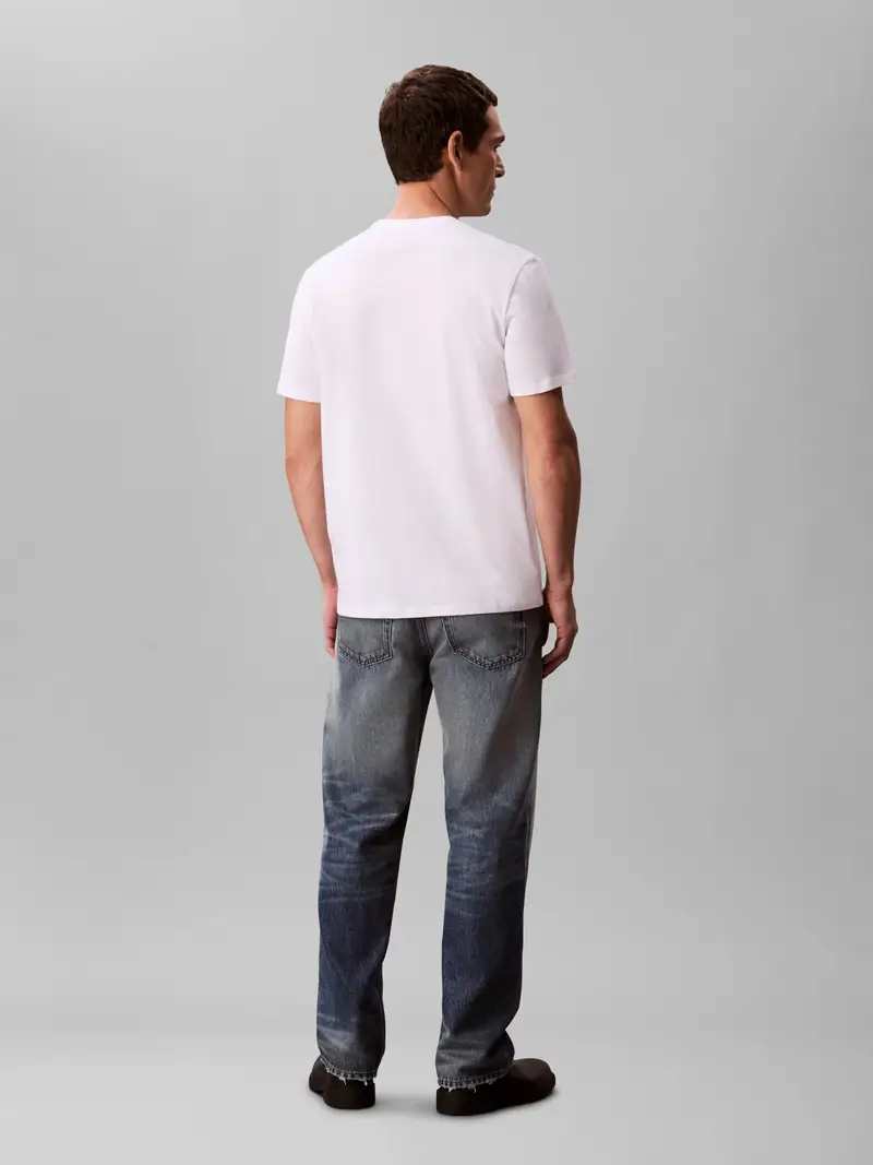 Maglietta blu chiaro / rosso / bianco miniatura 3