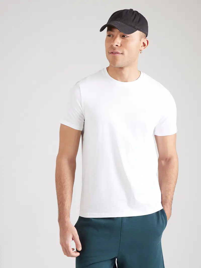 Maglietta blu scuro / bianco miniatura 2