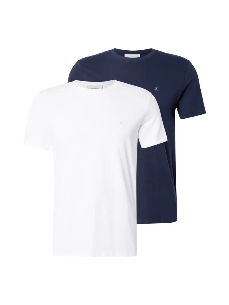 Maglietta blu scuro / bianco