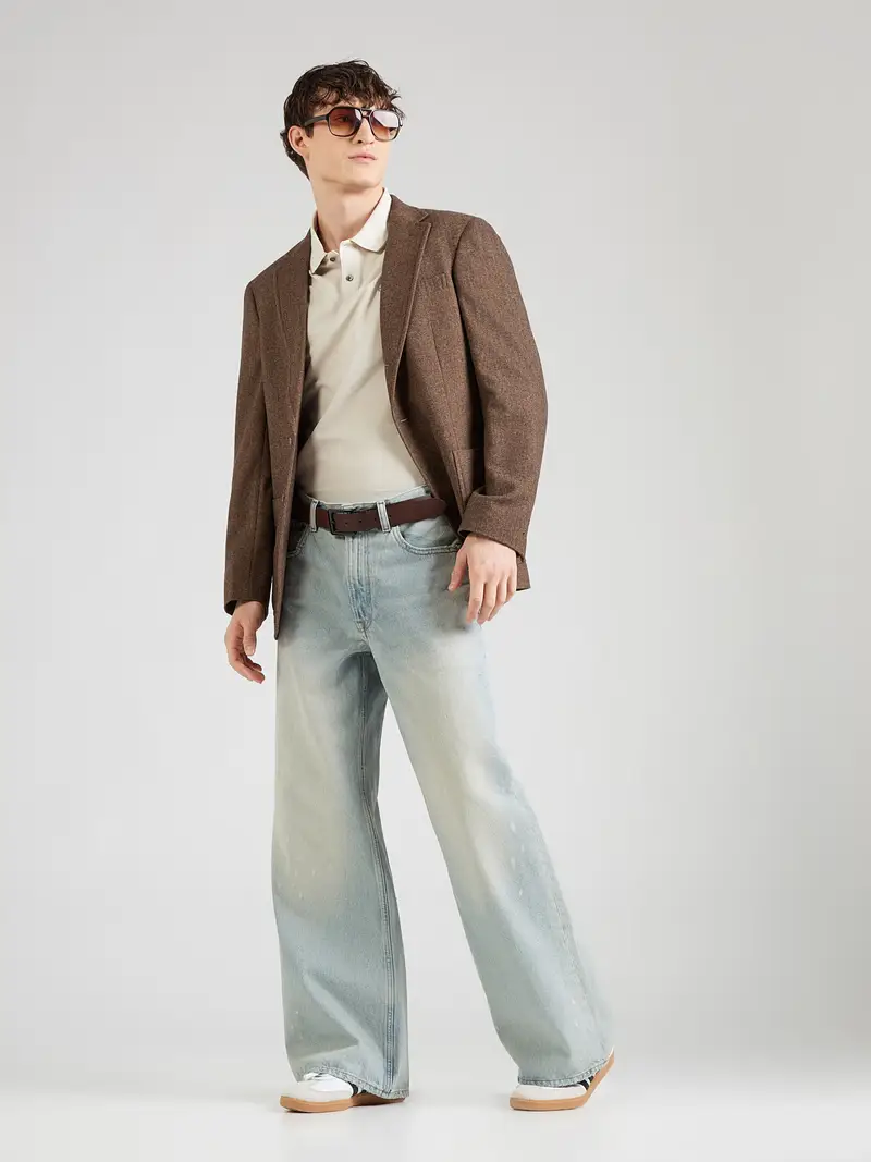 Maglietta CLSS beige / marrone miniatura 3