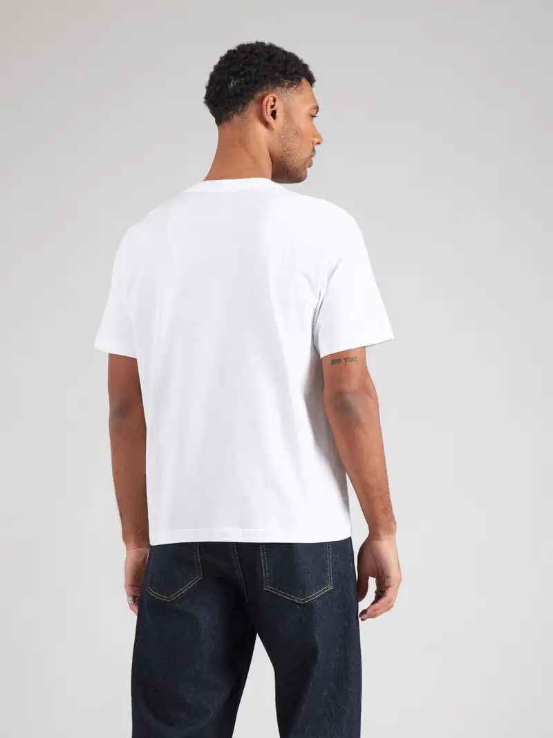 Maglietta écru / blu chiaro / menta / bianco Écru miniatura 2