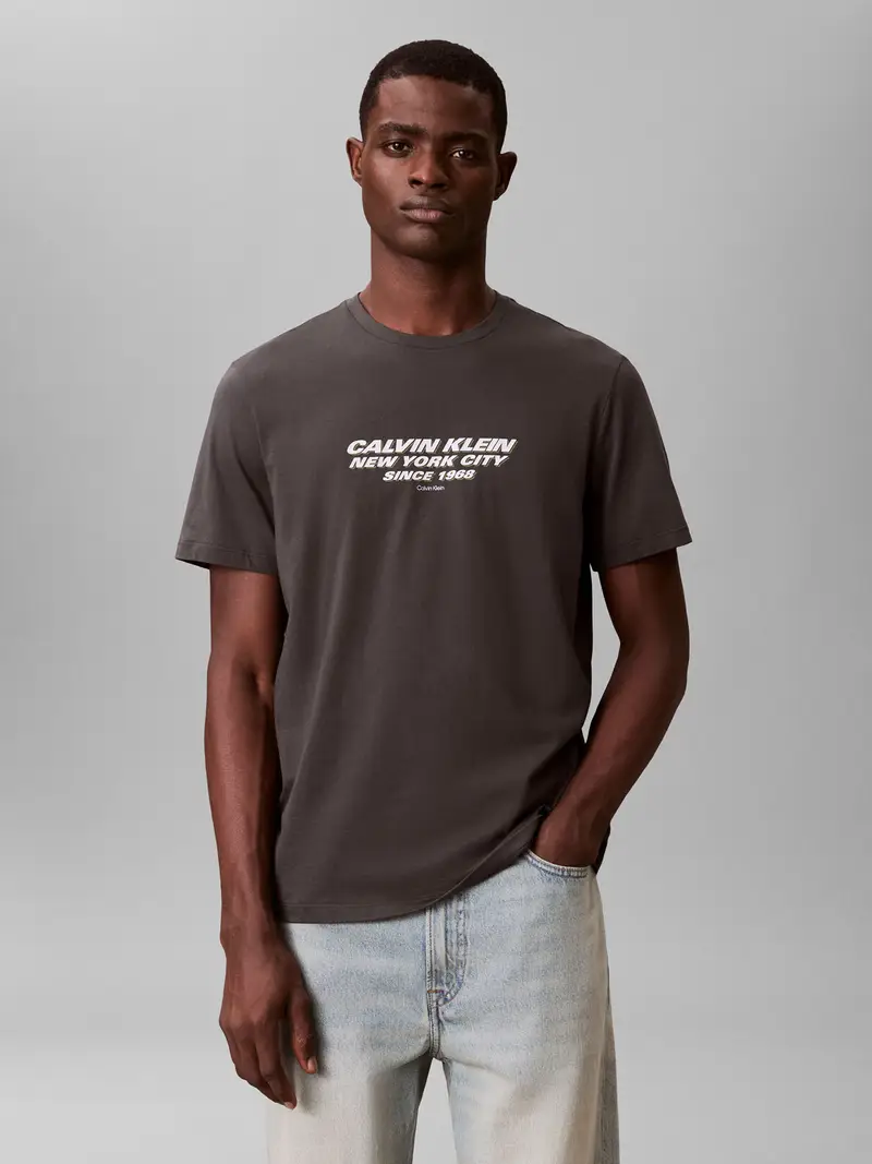 Maglietta grigio / bianco miniatura 2