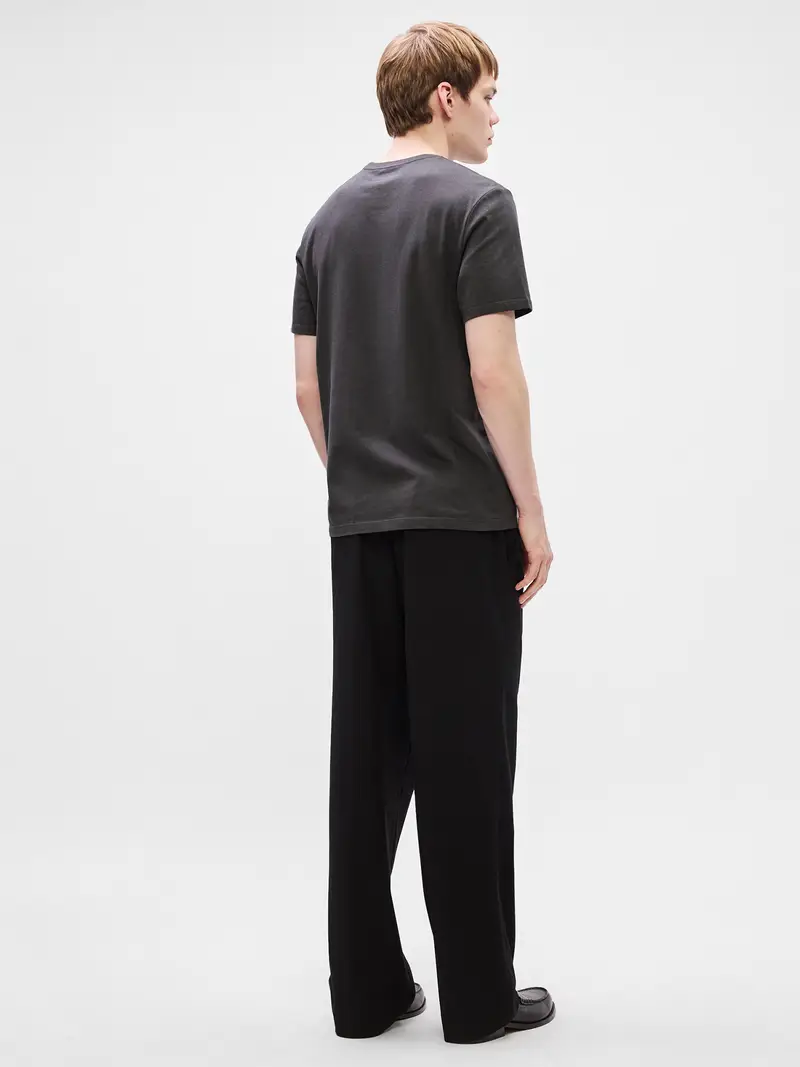 Maglietta grigio chiaro / grigio scuro miniatura 3