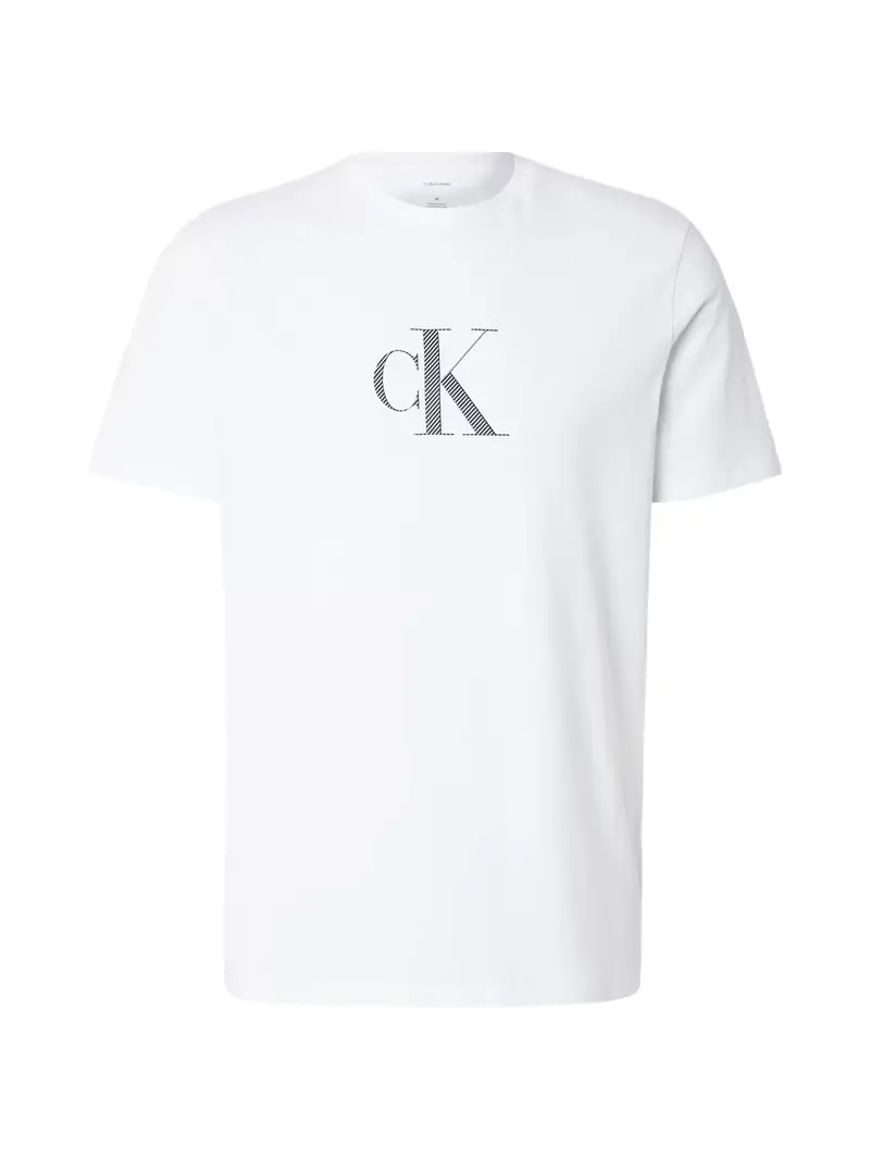 Maglietta grigio chiaro / nero / bianco