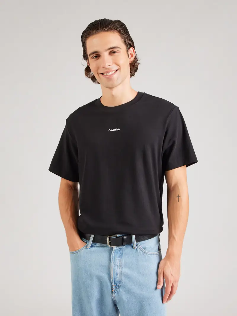 Maglietta nero / bianco miniatura 2