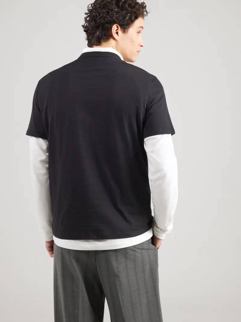 Maglietta nero / bianco miniatura 3