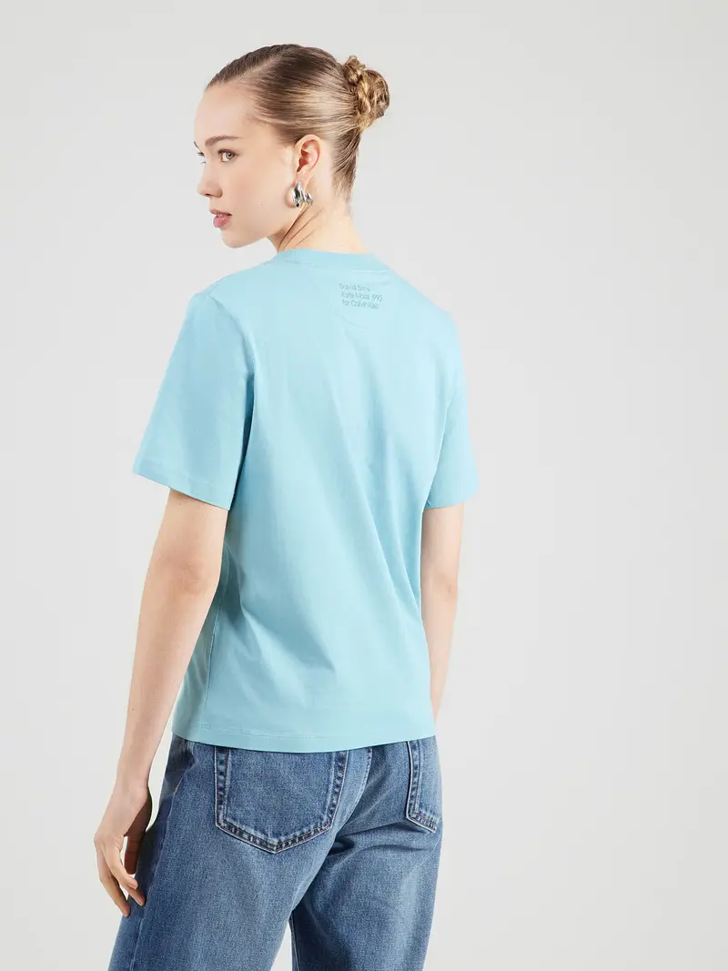 Maglietta OBSESSION blu chiaro / grigio / bianco miniatura 3