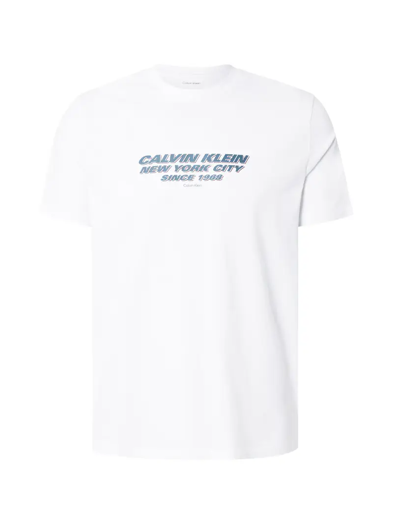 Maglietta petrolio / rosso / bianco