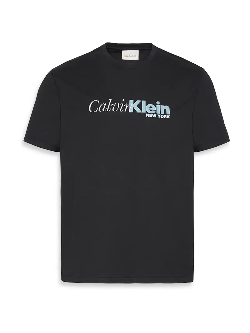 Calvin Klein Maglietta  verde pastello / nero / bianco