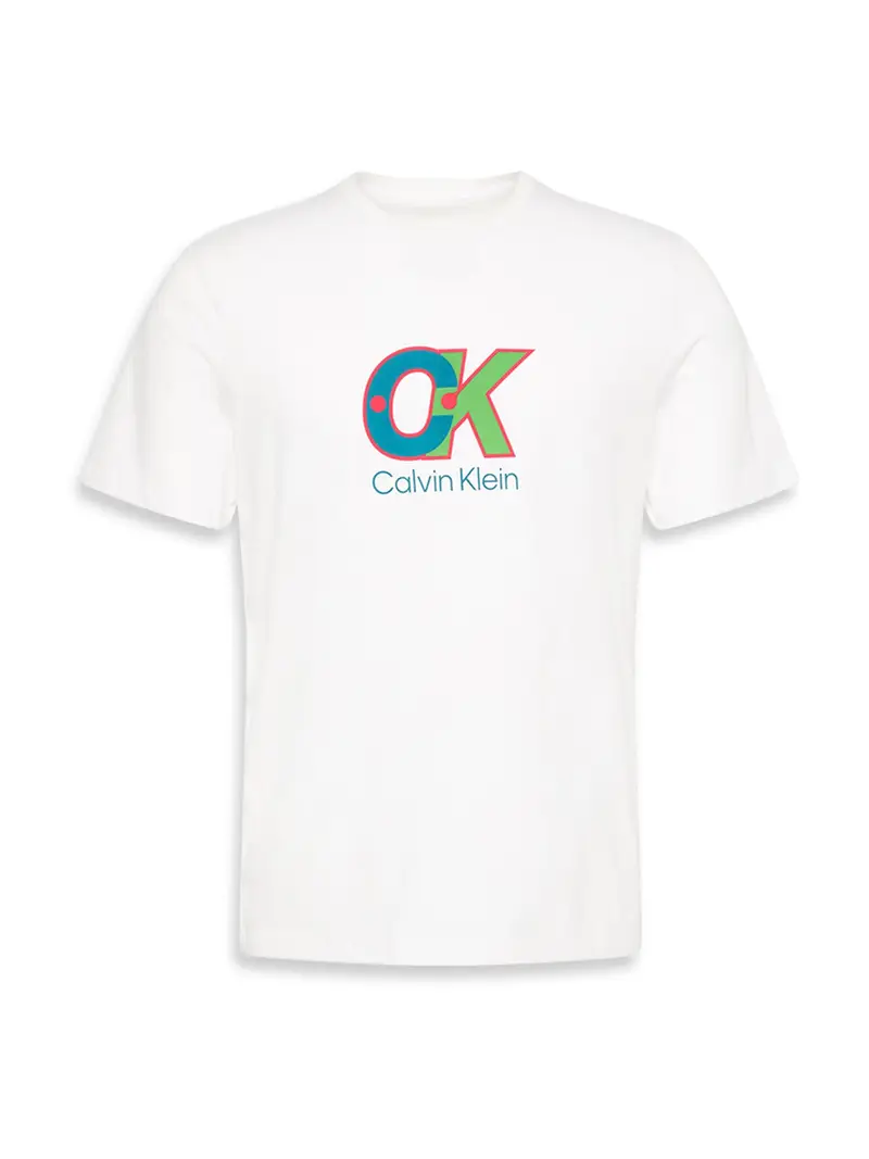 Maglietta verde / petrolio / rosso / bianco