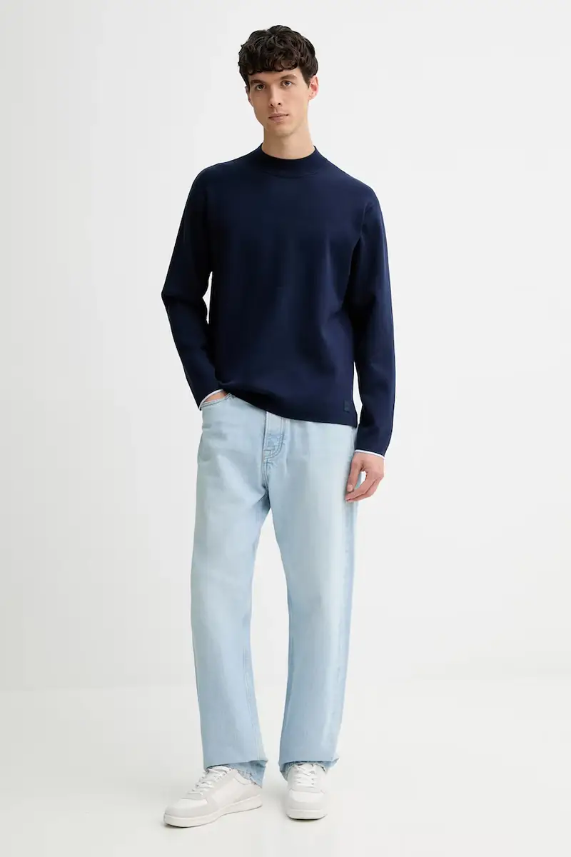 maglione Blu navy miniatura 2