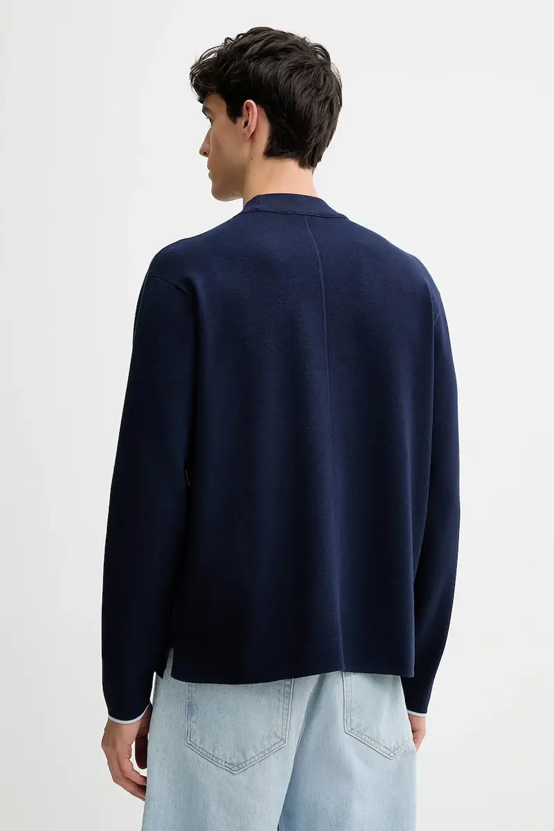 maglione Blu navy miniatura 3