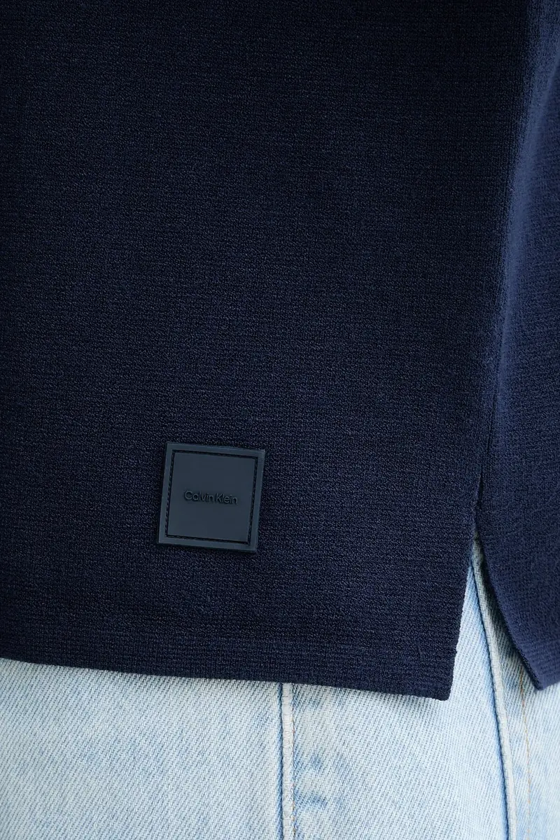 maglione Blu navy miniatura 5